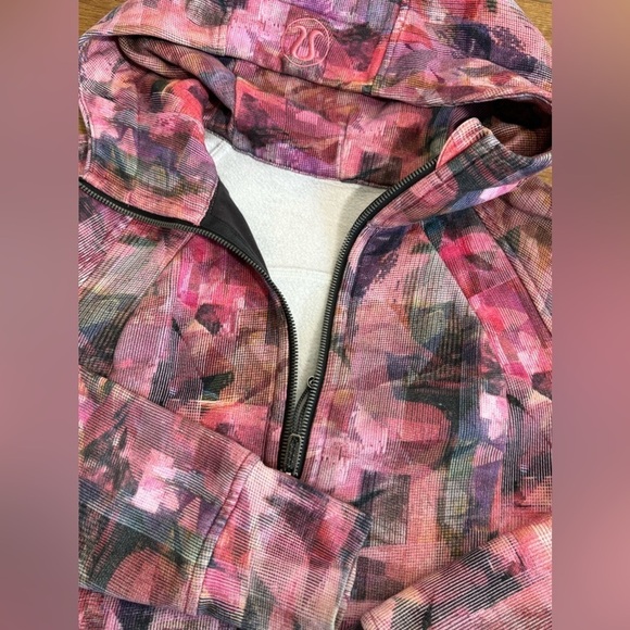 Lululemon Scuba Hoodie *Light Cotton FleeceSun Dazed Multi Pink / Super Dark -10 - Picture 12 of 16